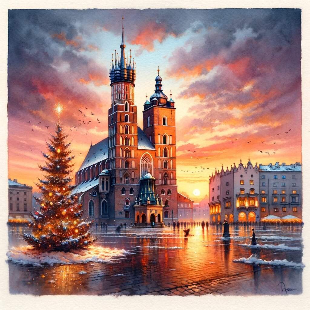 Vintern i Krakow 2023/2024: Upptäck stadens förtrollande sevärdheter